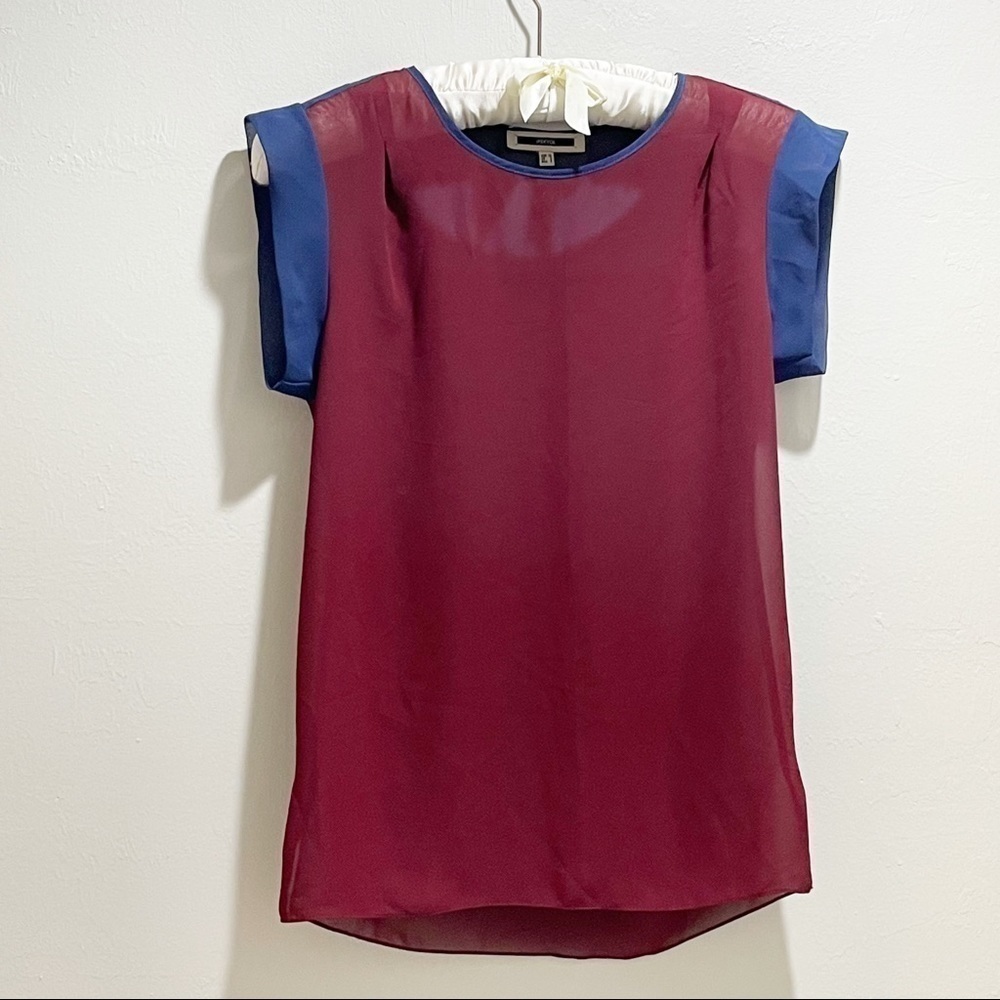 IPEKYOL Women’s Colorblock Short Sleeve Blouse